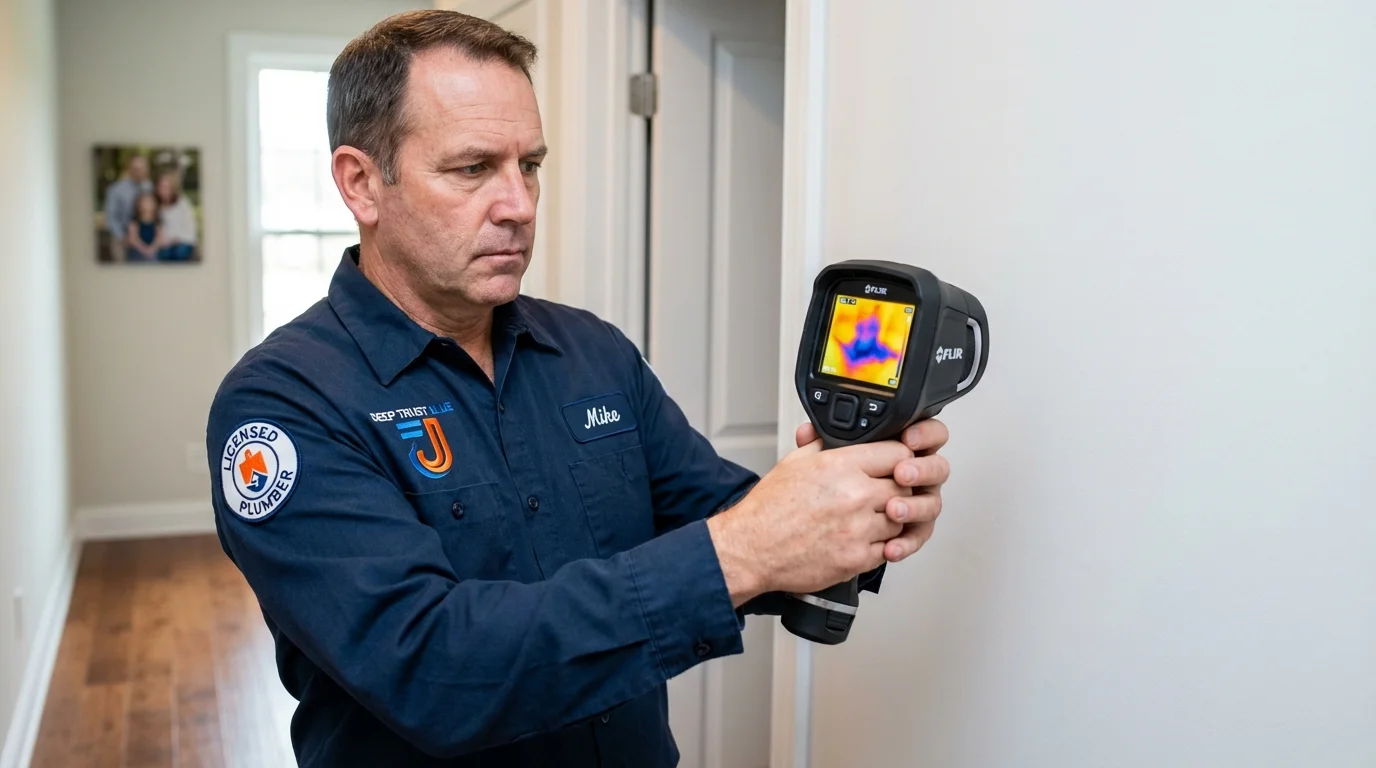 Thermal imaging leak detection by Johns Plumbing LLC in Coeburn